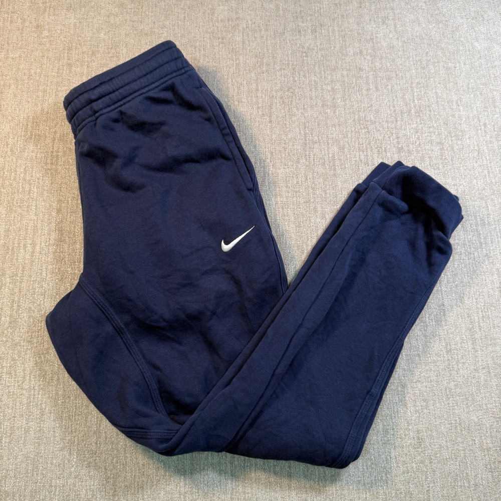 Nike Mens Sportswear Club Fleece Joggers Navy Blue Sweatpants Medium BV2671-410